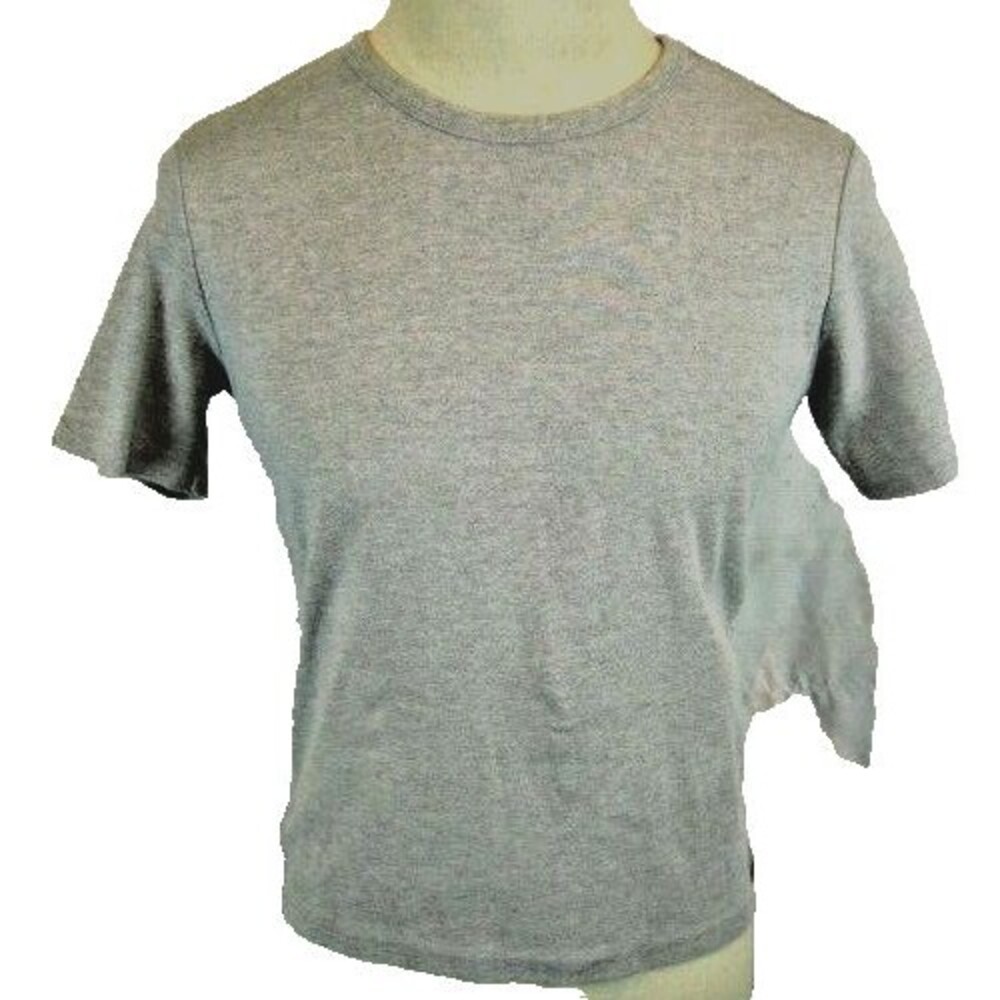 Womens Carhartt Gray Cotton Crew Neck SS T-Shirt Top sz XL (16-18)